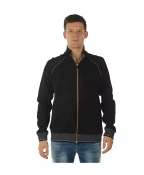 Пуловер с капюшоном Armani Jeans, черный
