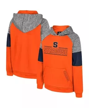 Пуловер с капюшоном Big Boys Orange Syracuse Orange Live Hardcore реглан Colosseum, оранжевый