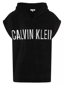 Пуловер с капюшоном Calvin Klein, черный
