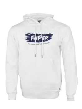 Пуловер с капюшоном FuPer, белый