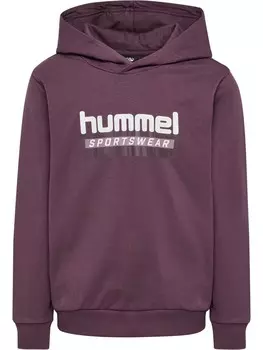Пуловер с капюшоном Hummel Hoodie Hmltukas Mdchen, цвет HUCKLEBERRY