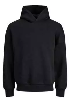 Пуловер с капюшоном Jack & Jones, черный