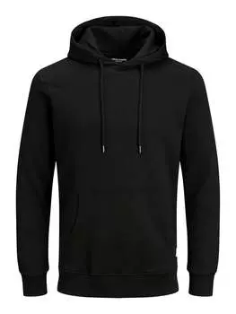 Пуловер с капюшоном Jack & Jones, черный