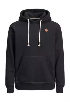 Пуловер с капюшоном Jack & Jones, черный