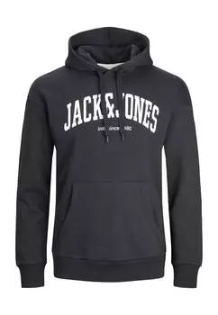 Пуловер с капюшоном Jack & Jones, черный