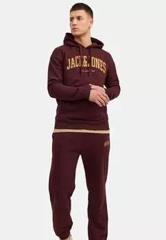 Пуловер с капюшоном Jack & Jones, красный