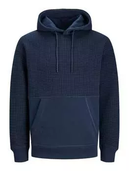 Пуловер с капюшоном Jack & Jones, синий