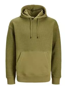 Пуловер с капюшоном Jack & Jones, зеленый