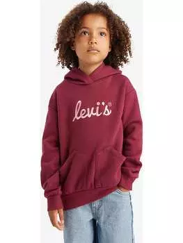 Пуловер с капюшоном Levi's, розовый
