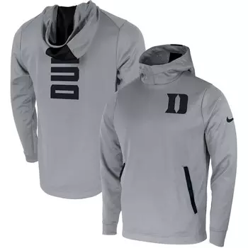 Пуловер с капюшоном Nike Duke Blue Devils, серый