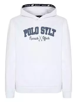 Пуловер с капюшоном Polo Sylt, белый