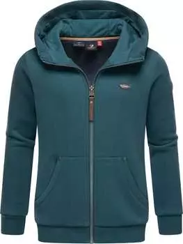 Пуловер с капюшоном ragwear, синий