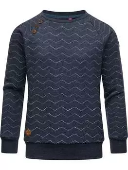 Пуловер с капюшоном ragwear, темно-синий