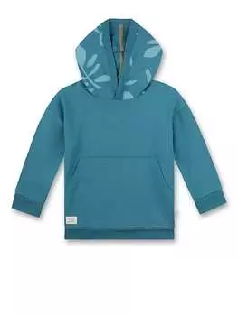 Пуловер с капюшоном Sanetta Kidswear, синий