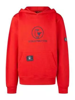 Пуловер с капюшоном SCHIETWETTER, цвет red/navy