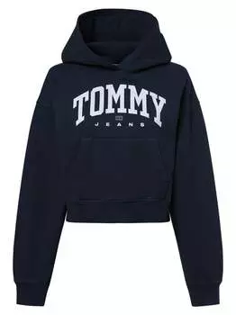 Пуловер с капюшоном Tommy Jeans, синий