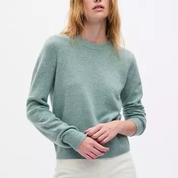 Пуловер с круглым вырезом Gap, синий