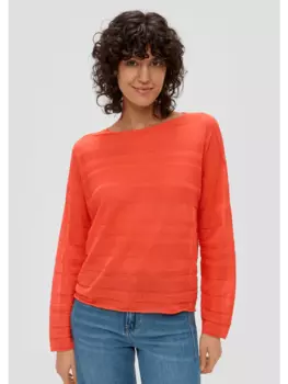 Пуловер s.Oliver, оранжевый