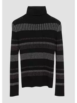 Пуловер s.Oliver Strickpullover langarm, черный