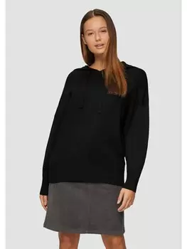 Пуловер s.Oliver Strickpullover langarm, черный