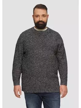 Пуловер s.Oliver Strickpullover langarm, черный