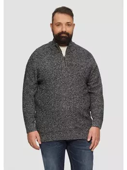 Пуловер s.Oliver Strickpullover langarm, черный