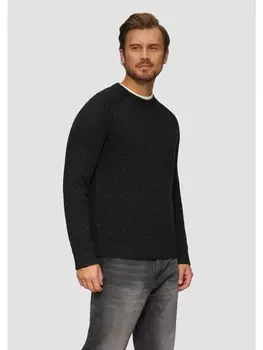Пуловер s.Oliver Strickpullover langarm, черный