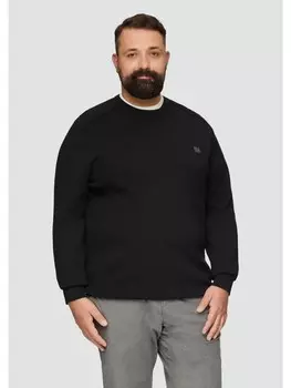 Пуловер s.Oliver Strickpullover langarm, черный