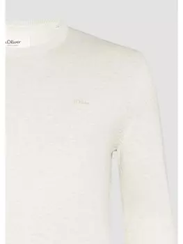 Пуловер s.Oliver Strickpullover langarm, кремовый