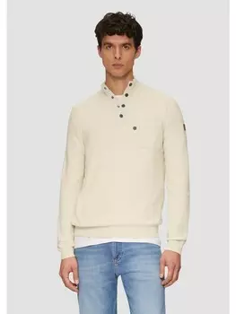 Пуловер s.Oliver Strickpullover langarm, кремовый