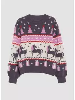 Пуловер s.Oliver Strickpullover langarm, розовый