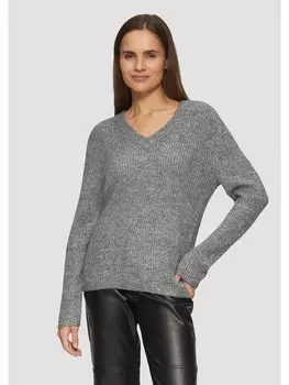 Пуловер s.Oliver Strickpullover langarm, серый