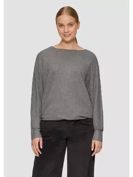 Пуловер s.Oliver Strickpullover langarm, серый