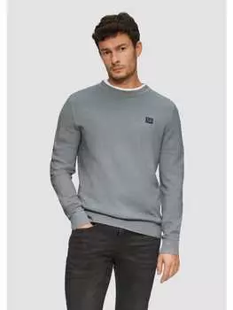 Пуловер s.Oliver Strickpullover langarm, серый