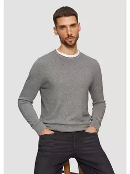 Пуловер s.Oliver Strickpullover langarm, серый