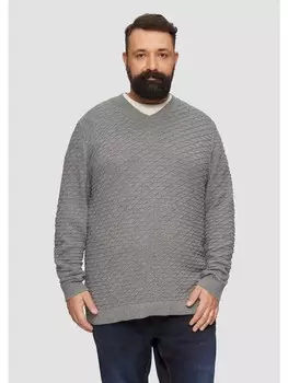 Пуловер s.Oliver Strickpullover langarm, серый