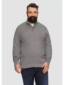 Пуловер s.Oliver Strickpullover langarm, серый