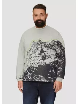 Пуловер s.Oliver Strickpullover langarm, серый