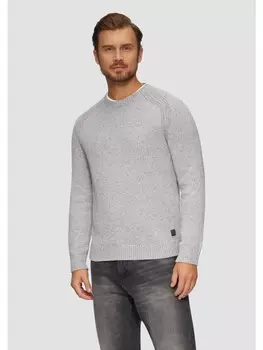 Пуловер s.Oliver Strickpullover langarm, серый