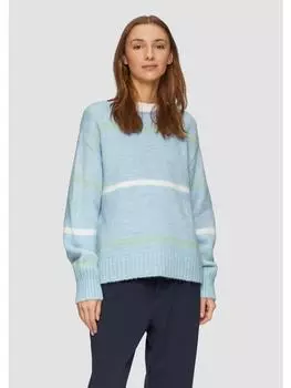 Пуловер s.Oliver Strickpullover langarm, синий