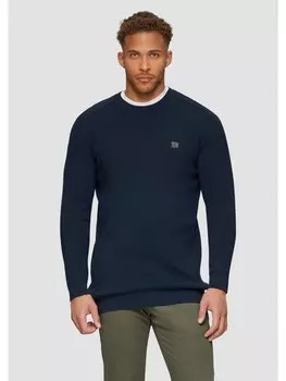 Пуловер s.Oliver Strickpullover langarm, синий