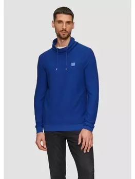 Пуловер s.Oliver Strickpullover langarm, синий