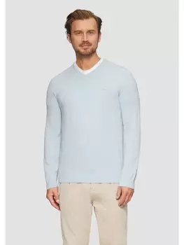 Пуловер s.Oliver Strickpullover langarm, синий