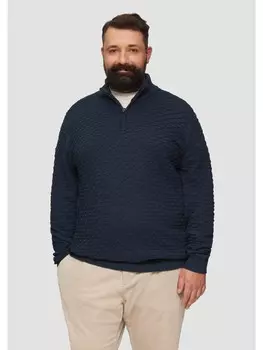 Пуловер s.Oliver Strickpullover langarm, синий