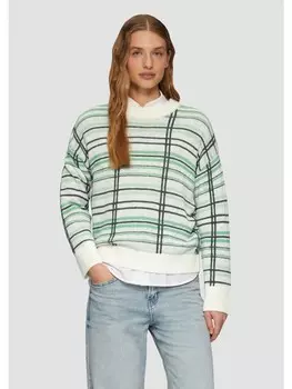 Пуловер s.Oliver Strickpullover langarm, зеленый
