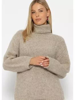Пуловер SASSYCLASSY Oversize Pullover, бежевый