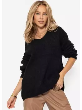 Пуловер SASSYCLASSY Oversize Pullover, черный
