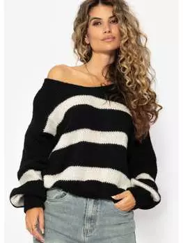 Пуловер SASSYCLASSY Oversize Pullover, черный