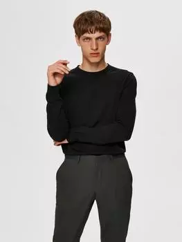 Пуловер SELECTED HOMME, черный