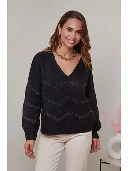 Пуловер Soft Cashmere, черный
